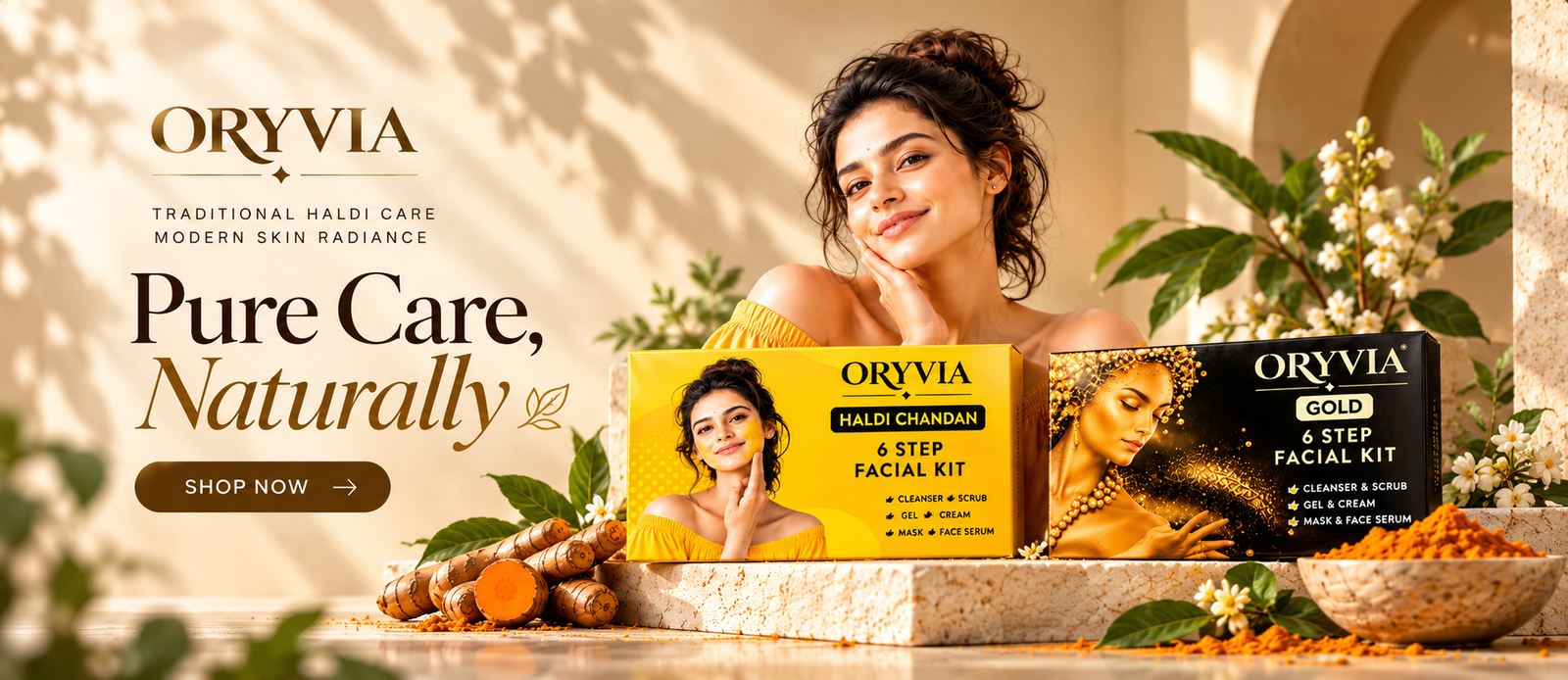 oryvia haldi care pure radiance 3